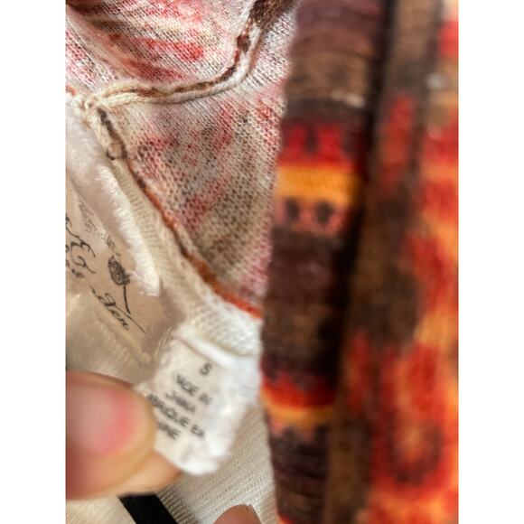 Anthropologie Angora Blend Open Cardigan Sweater Size Small - Picture 5 of 7